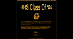 Desktop Screenshot of hhsclassof58.com